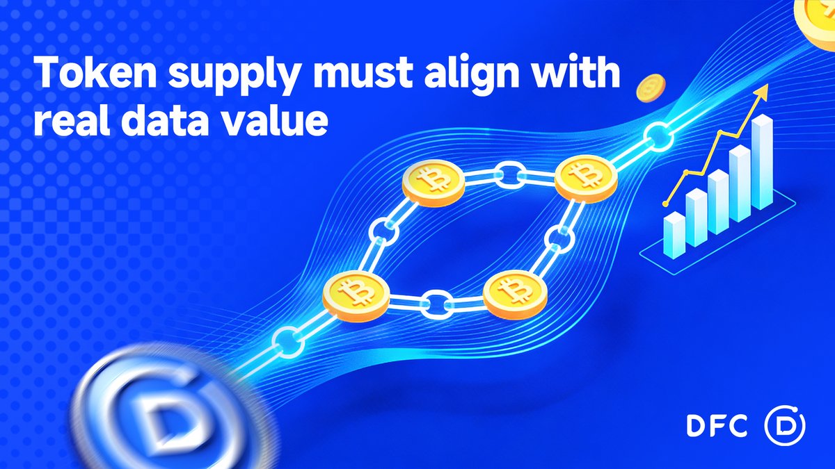DFC has a fixed total supply of 100M tokens,
with 90% minted only through data-based compute contributions.

This means:
No inflation-driven narratives
No emotion-based airdrops
No supply detached from real usage

Token supply must match real data value.
📊🔐🧠