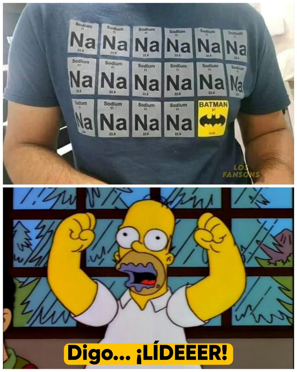 FansonsOficial's tweet photo. ¡AMO AL LÍDER! #LosSimpson #LosSimpson #Memes #TheSimpsons https://t.co/GjV15MueGj