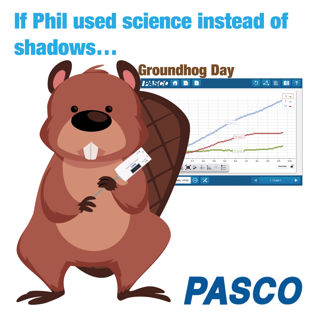 pascoscientific's tweet image. If Punxsutawney Phil used science instead of shadows…
what should he measure? 🐿️📊
🌡️ Air temperature
❄️ Soil temperature
☀️ Light intensity
🌬️ Wind speed

Vote in the comments below ⬇️

#GroundhogDay #ScienceClass  #STEM