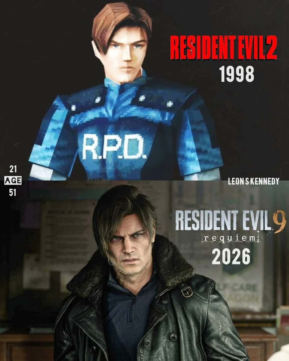 A quick sketch of grandfather Leon 😦 in 3 hours and 30 minutes 💃 #ResidentEvil #LeonKennedy #artmoots