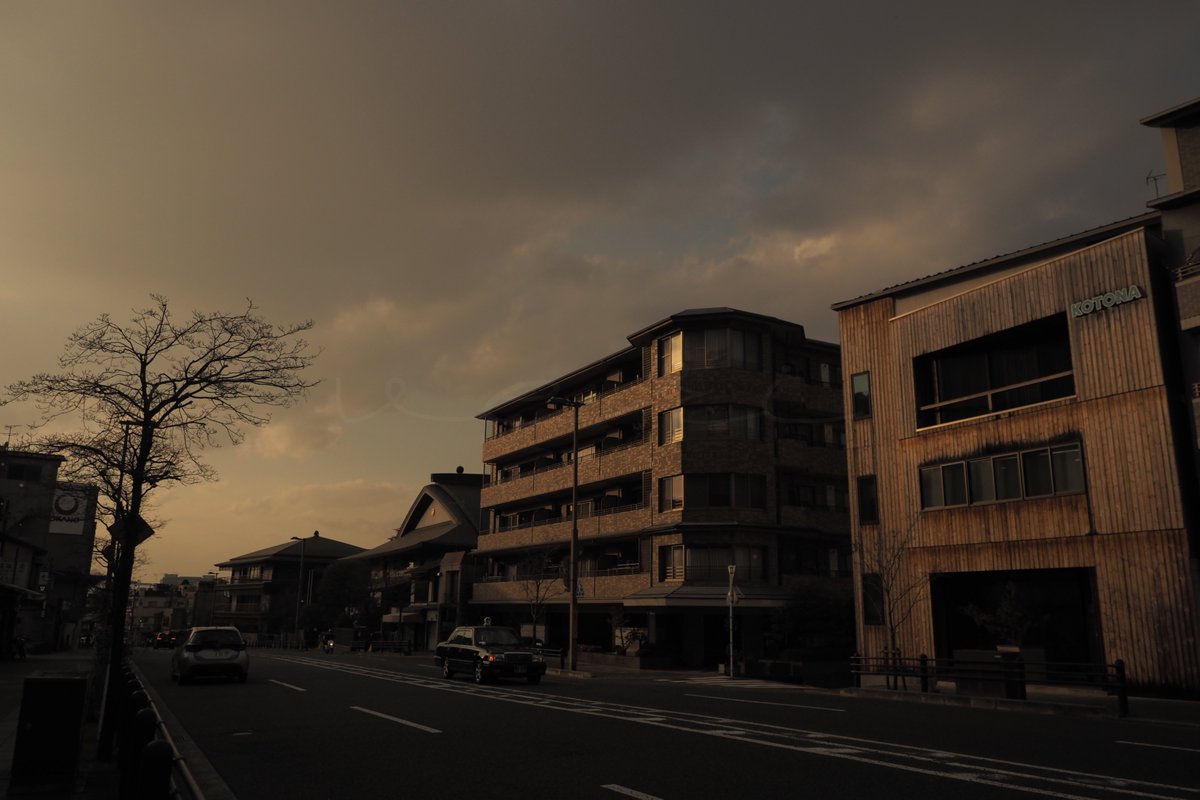 On the streets of Kyoto, where history meets daily life.