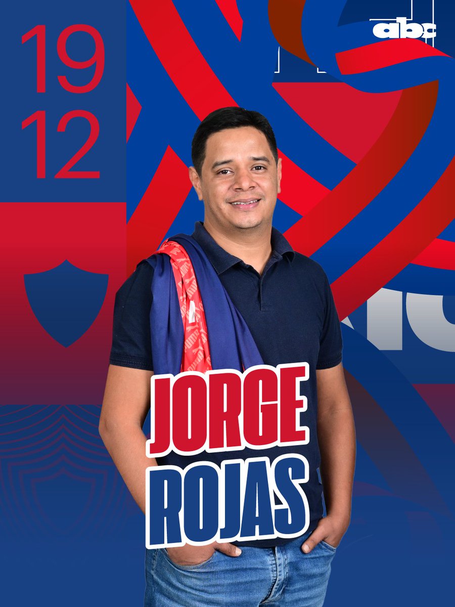 Vuelve un hijo de la casa, pero ahora con la camiseta que más ama... bien puesta😎

¡Bienvenido, <a href="/JorgeRojas73/">Jorge Rojas</a> !

📲youtube.com/@ABCTVParaguay/