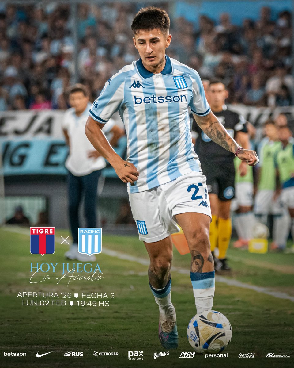 RacingClub's tweet image. DALE ACADÉ 🩵🤍