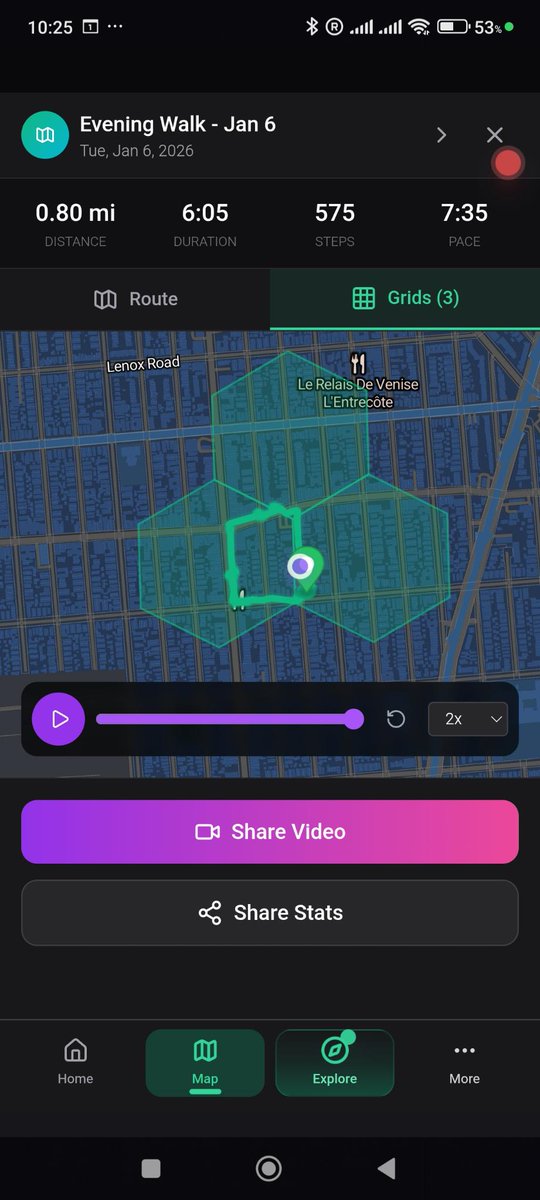 You can track which h3 grids you've explored, replay the videos and share them on social using <a href="/GeoEchoes/">GeoEchoes - Explore Anywhere</a>