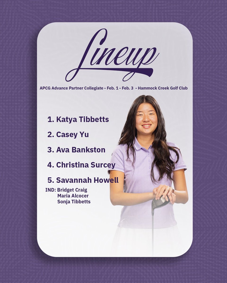 Lipscomb Women’s Golf tweet media