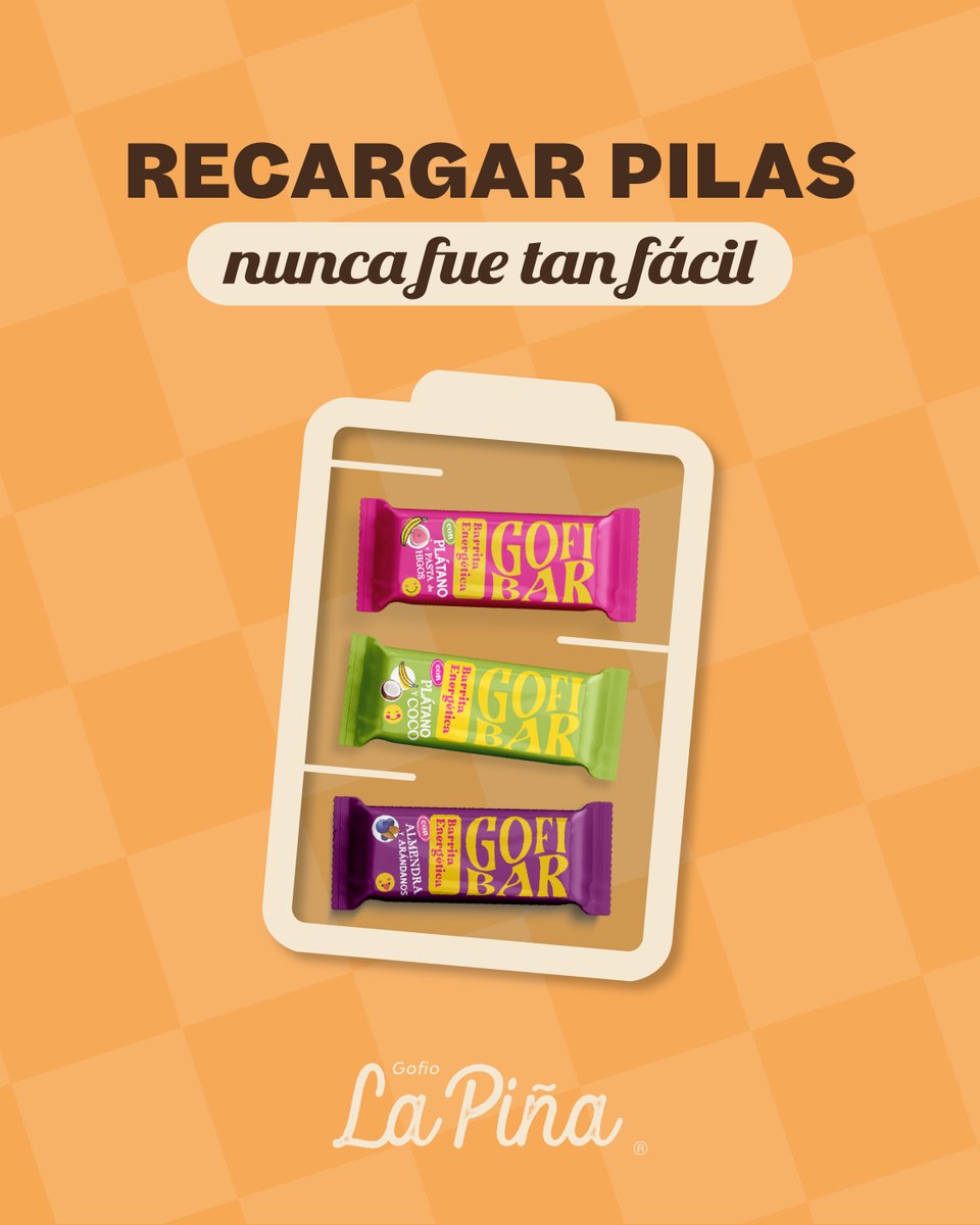 Después de la cuesta de enero, toca recargar pilas ⚡
Y qué mejor que con algo fácil, rápido y con energía muy nuestra🌾

💪 Gofibar es ese empujón que a todos viene bien para empezar febrero con ganas

Porque si el día arranca fuerte, mejor hacerlo con gofio, el de toda la vida