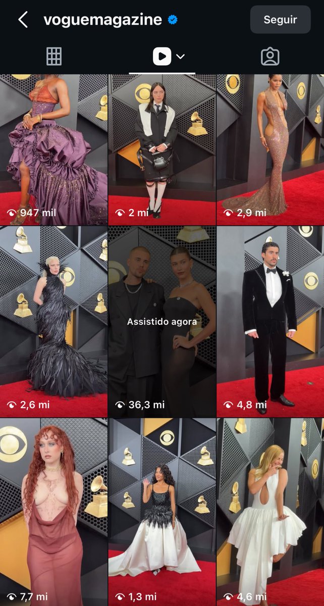 a diferença de views 👀