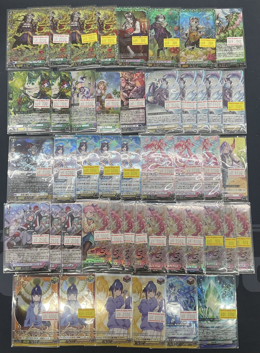 ヴァンガード販売情報】 デッキパーツ等をショーケースに追加しており