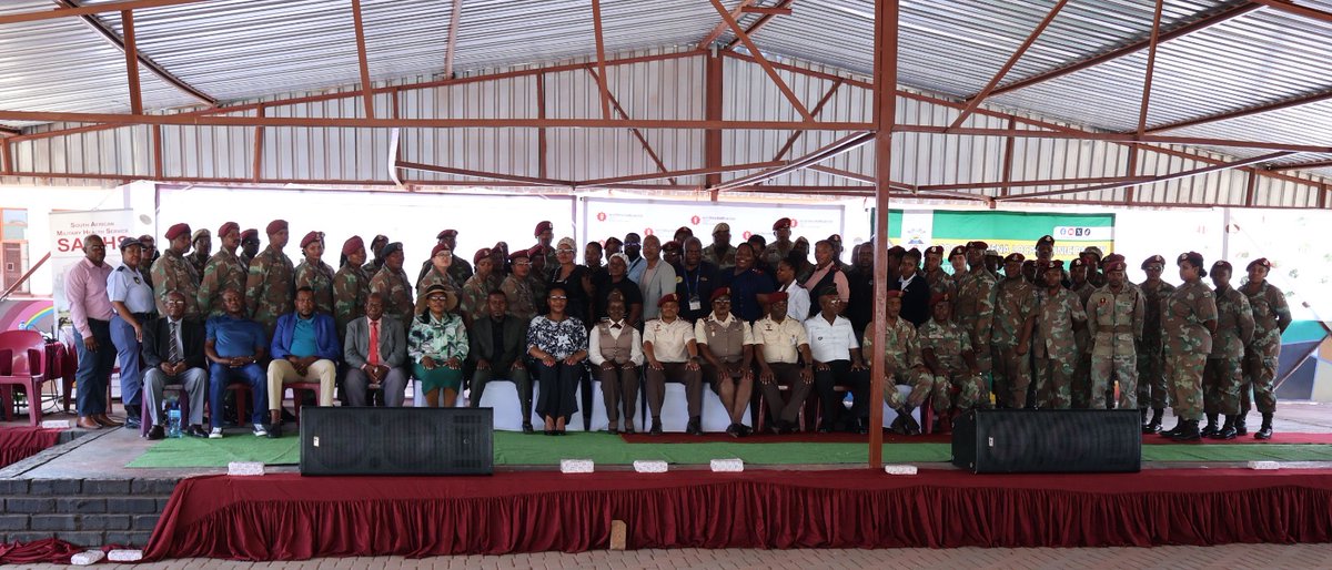 SANDF_ZA's tweet image. This follows the successful rollout of #ProjectOWETHU in the Sekhukhune District. The project was rolled out in the Waterberg District during an opening ceremony at Sebiloane Primary School.

#SANDF
#SAMilitaryHealthService
#ArmedForcesDay2026
#TowardsMilitaryExcellence