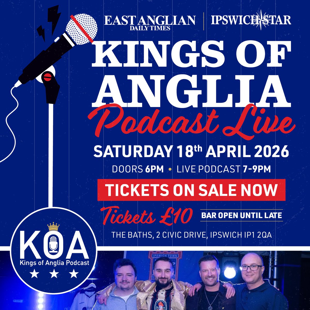 🎙️ Kings of Anglia Podcast tweet media