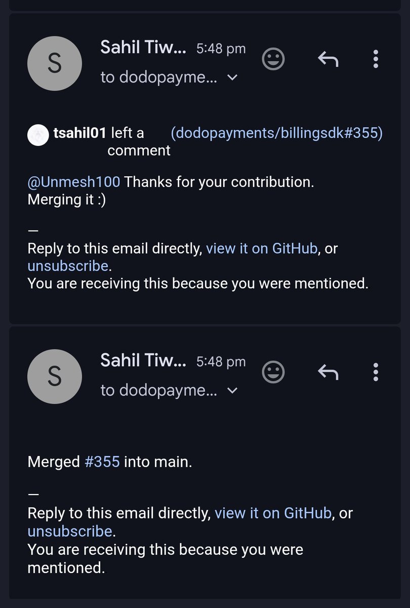 Now I am a contributor <a href="/dodopayments/">Dodo Payments</a> ... 🦤

I would love to contribute more fs. Thanks <a href="/ayushagarwal/">Ayush Agarwal</a> <a href="/garGoel91/">Rishabh Goel</a> <a href="/sahiltwtz/">Sahil.</a> <a href="/joshgtmguy/">Josh</a> <a href="/varuntr19_/">Varun</a> <a href="/DoshiDeep94/">Deep</a> .

Here I have done some Frontend UI fixes...  (special thanks to <a href="/mannupaaji/">Manu Arora</a> 😅❤️, aap k liye frontend and UI pe