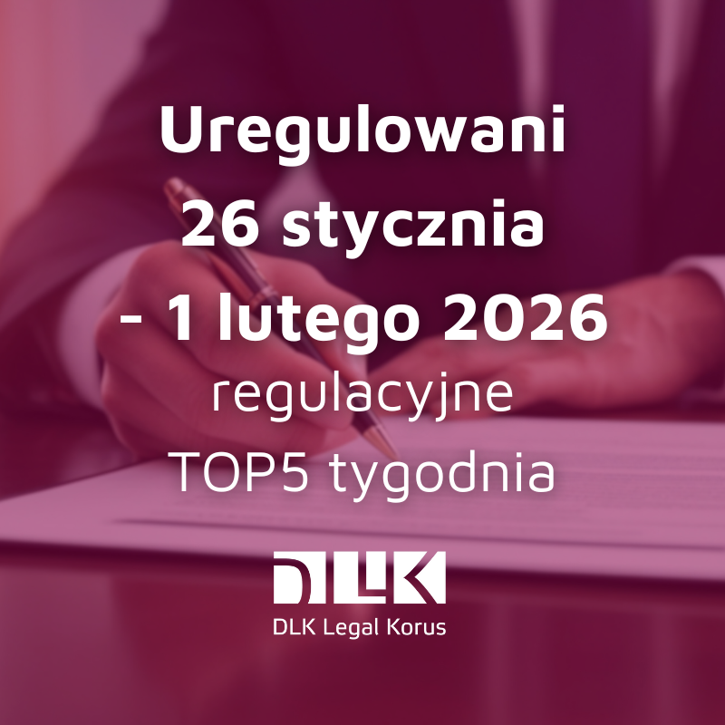 #Uregulowani - regulacyjne TOP5 tygodnia jest już dostępne!      

LinkedIn: bit.ly/4arwNZd

#UKSC #UOKiK #PE #AI #WhatsApp #VLOP #DSA #Meta #banking #fintech #payments #BankingSector #cybersecurity #cryptoasset #UE #consumercredit #genAI #copyright #kryptoaktywa