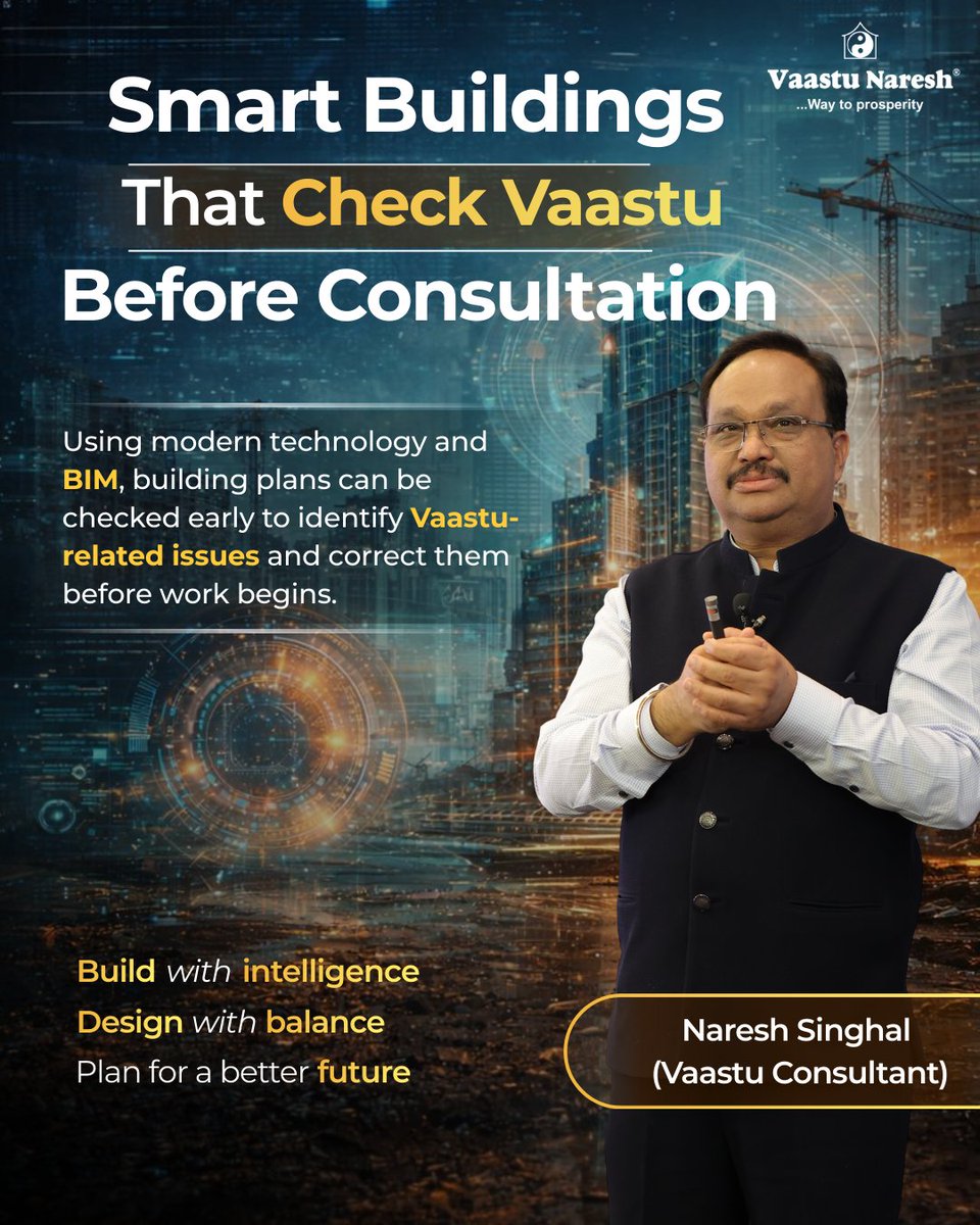 vaastunaresh1's tweet image. Today’s buildings don’t wait for problems—they prevent them.

Early Vaastu checks using modern technology help create balanced and successful spaces from the start.

Know more: vaastunaresh.com

#SmartDesign #VaastuGuidance #BuildingPlanning #ConstructionInsights