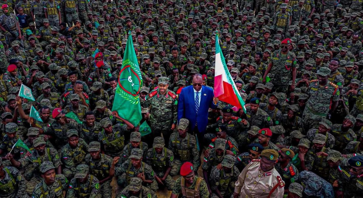 Congratulations to all members of the Somaliland National Armed Forces (SNA) on the 32nd anniversary of the establishment of the National Army, commemorated on February 2. Thank you for your service and dedication. 💚🤍❤️
<a href="/nimcaanyo2/">Niman Yusuf</a> <a href="/Abdirahmanirro/">Cabdiraxmaan Cirro</a>