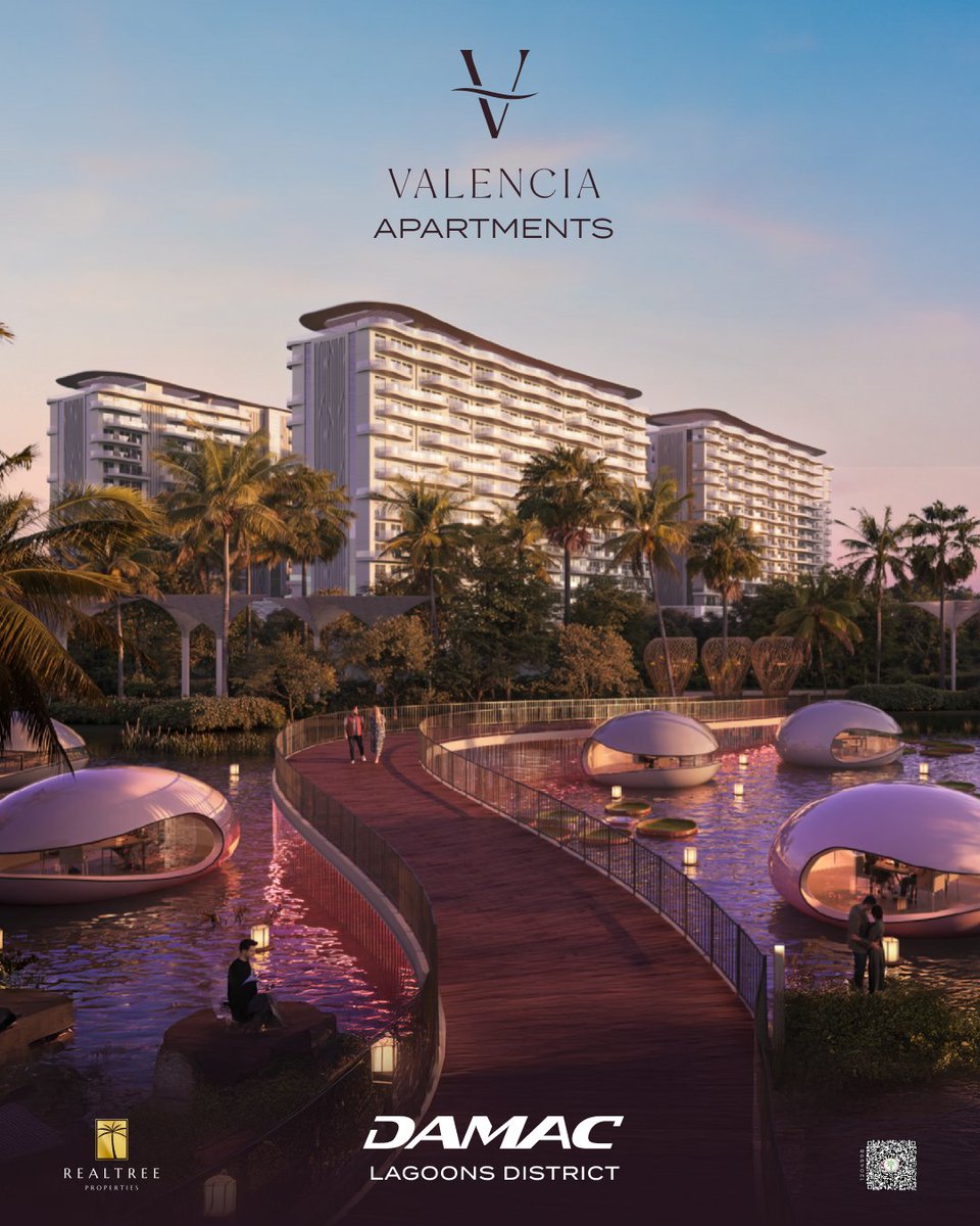 realtreedubai's tweet image. 🌊New Launch at DAMAC Lagoons!

🏢 Valencia - Apartments
🏠 Studio, 1 &amp;amp; 2 Apartments
💸 Starting from AED 725K

💼 Piazza Roma - Offices 
🏠 Spacious Offices
💸 Starting from AED 7.4

#Damac #RealtreeProperties