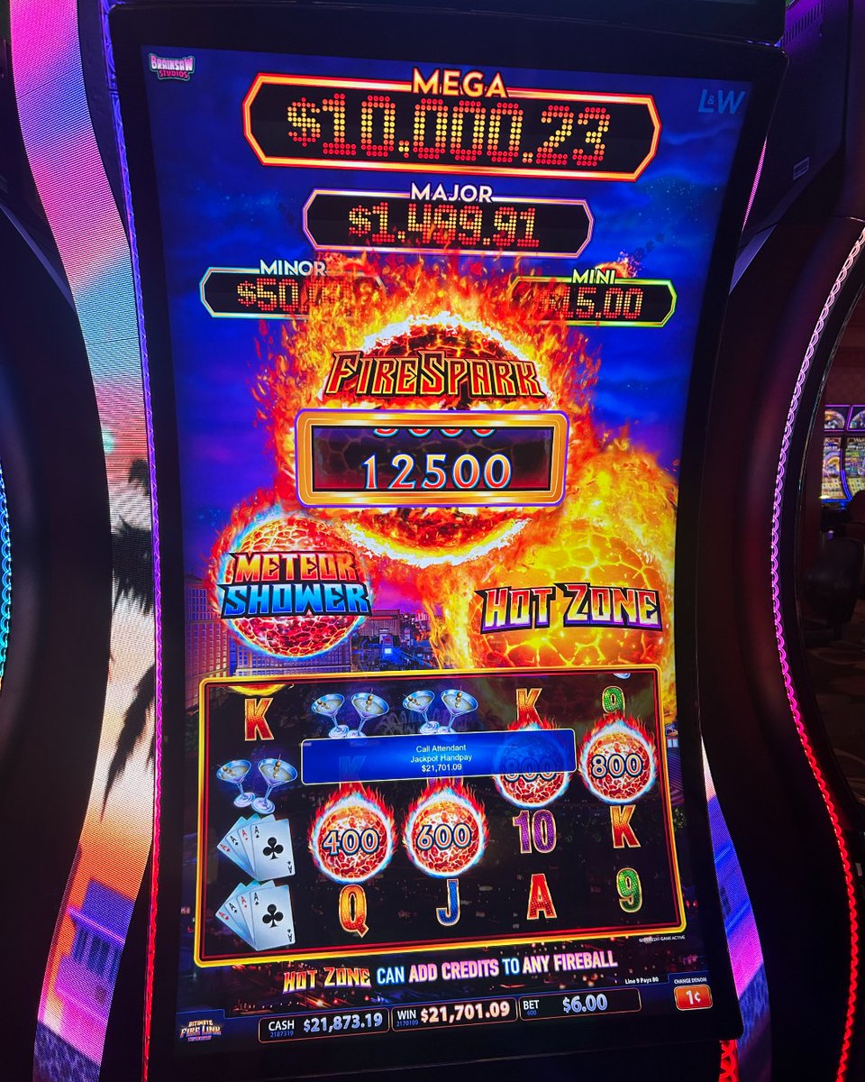 SenecaAllegany's tweet image. That's one hot jackpot 🔥Over $21K won on Ultimate Fire Link! 🔗

#casino #jackpot #slotmachine