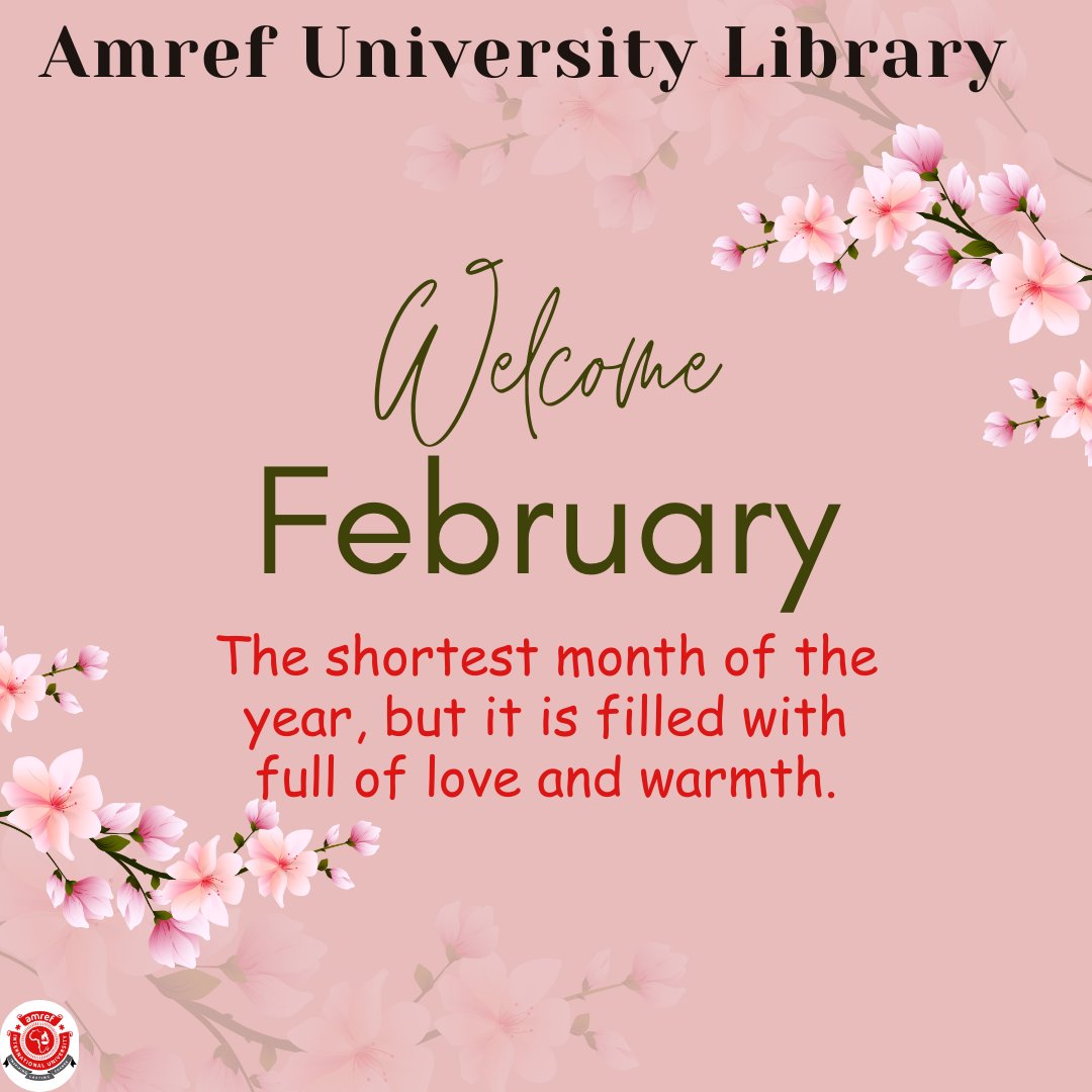 AmrefLibrary's tweet image. Happy February Everyone!
May you experience Love and Joy this month.