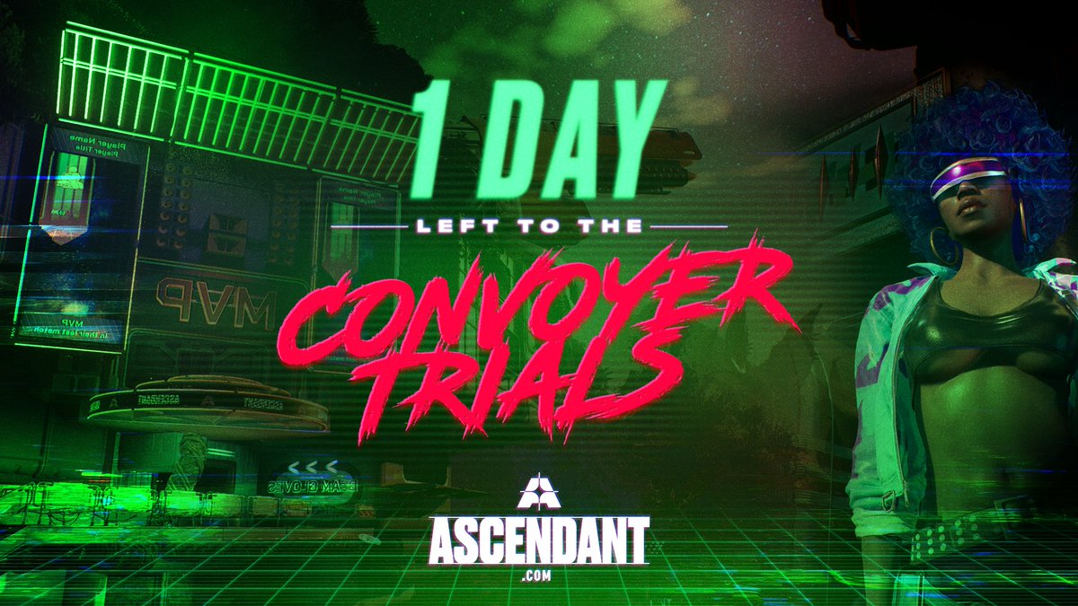 Only 1 Day left for ASCENDANT's Demo Convoyer Trials to start! We are so excited to have you come and break our game!

Wishlist today!
🔗 store.steampowered.com/app/1803110/AS…