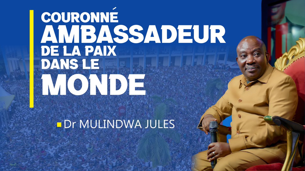 emmanuel_jikaze's tweet photo. RDC:  l'Observatoire Africain pour la Sanction positive et les Valeurs de la Paix OASP a couronné le Prophète Dr. MULINDWA Jules ce dimanche 01 Fevrier 2026 à #Kinshasa.

Devant ses fidèles, des leaders et ambassadeurs des jeunes invités à l'Église de Lemba, l’OASP a attribué https://t.co/wMmSTWWzDM