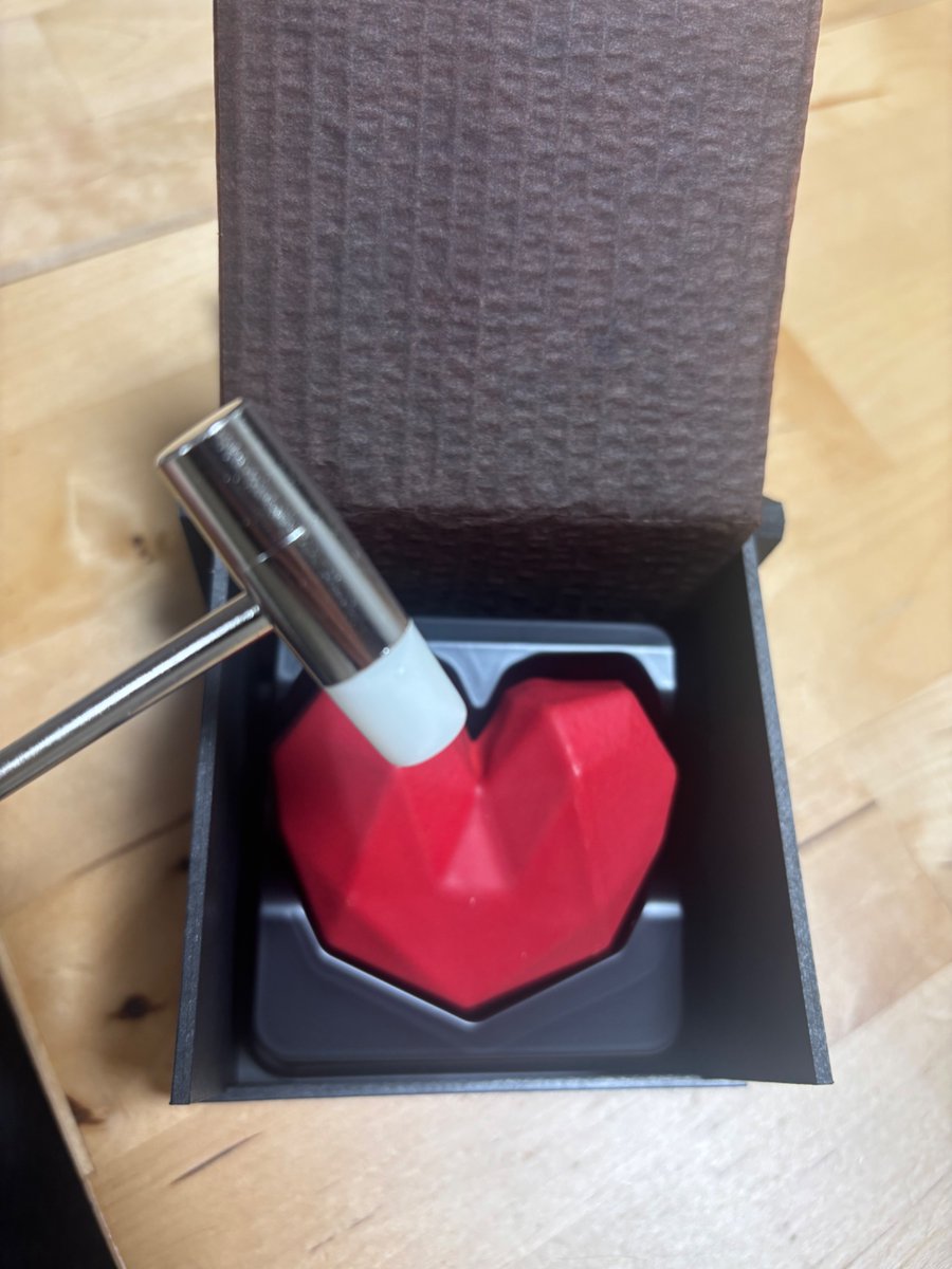 会社の人に貰ったチョコ、綺麗すぎる