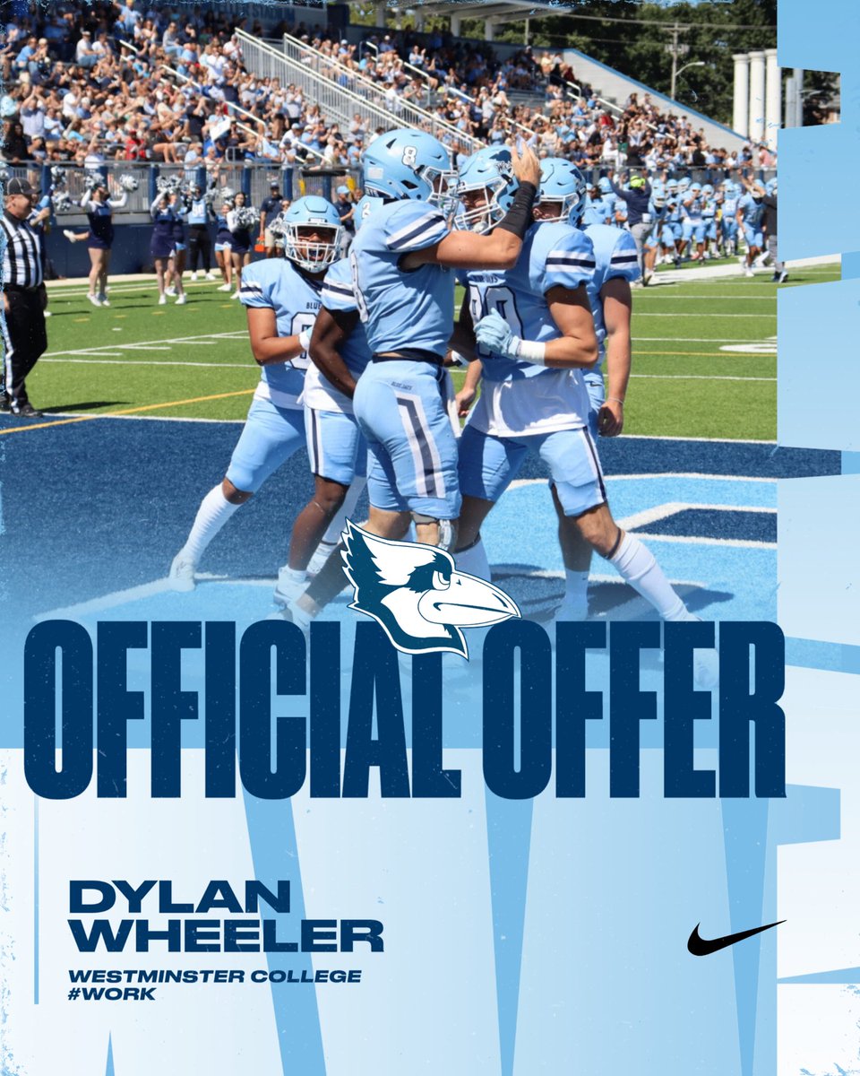 #AGTG After a great phone call with <a href="/CoachKoustmer/">Coach Koustmer</a> I am blessed to receive an offer from Westminster University! <a href="/Coach_Reed4/">Breckon Reed</a> <a href="/mcvey_todd/">Todd McVey</a> <a href="/CoachBobbyOrtiz/">Coach Ortiz</a>