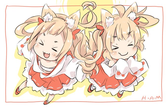 ツインツインテールついんず(˃ꈊ˂*)(*˃◡˂)
#ツインテールの日 