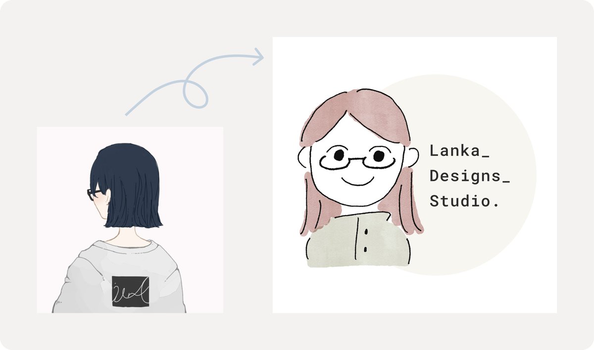 Lanka_designs's tweet photo. アイコン変えました✨

イラストは@nobi_designさんにお願いしました🎨
お気に入りがまたひとつ増えましたー

今後ともよろしくお願いいたします☺️
#デイトラ #webデザイン #デイトラコミュニティ https://t.co/bEXrqPDgKN