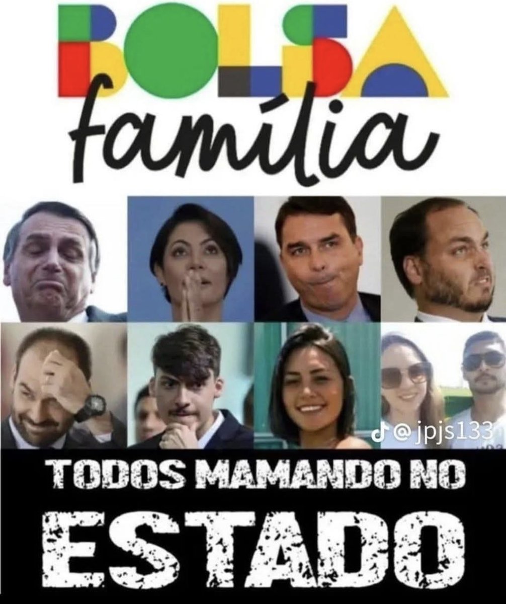 <a href="/pedrorousseff/">Pedro Rousseff</a> Será que a mamata vai acabar ou é só farol ?!?!?!?!
Famílicia de mamadores do dinheiro público...cambada de vagabundos...