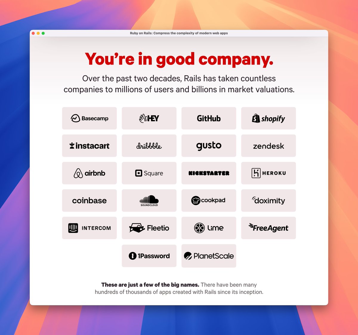 PlanetScale is in great company.