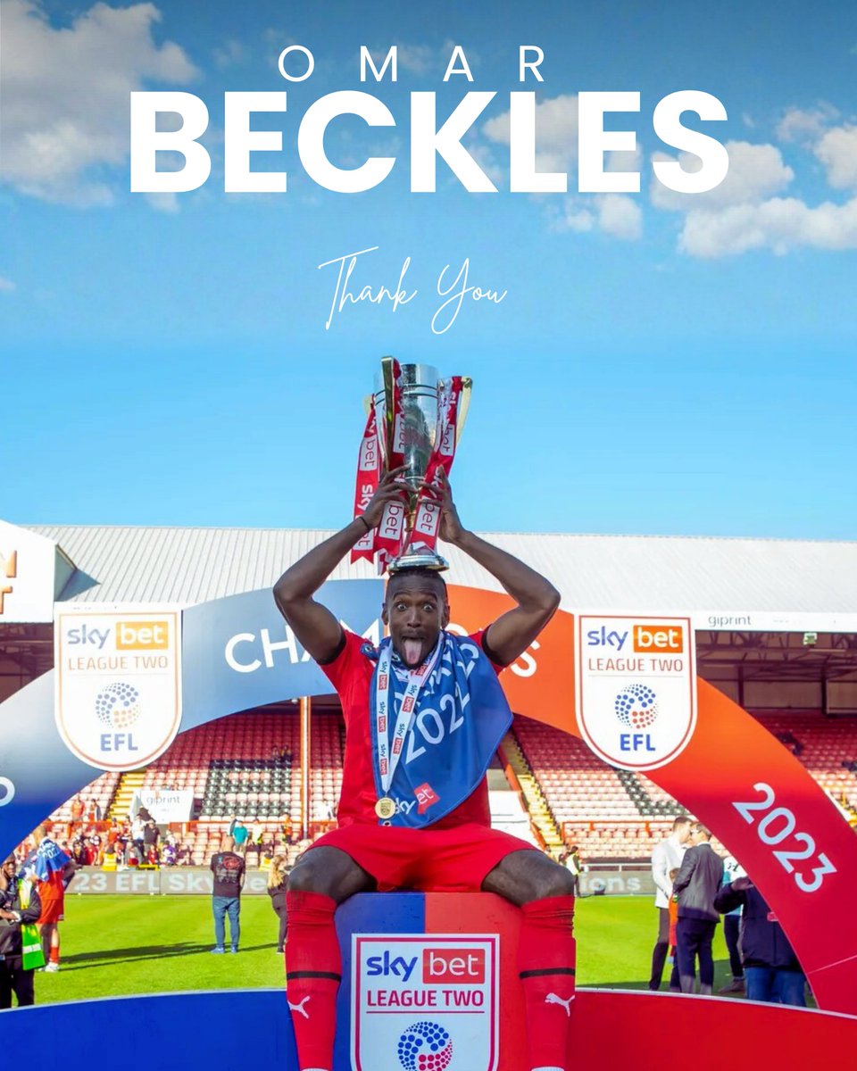 InsideOrient's tweet photo. Omar Beckles

Forever a Champion at Leyton Orient 🏆

All the best for the future 👊 #LOFC https://t.co/1pLXeHNFlM