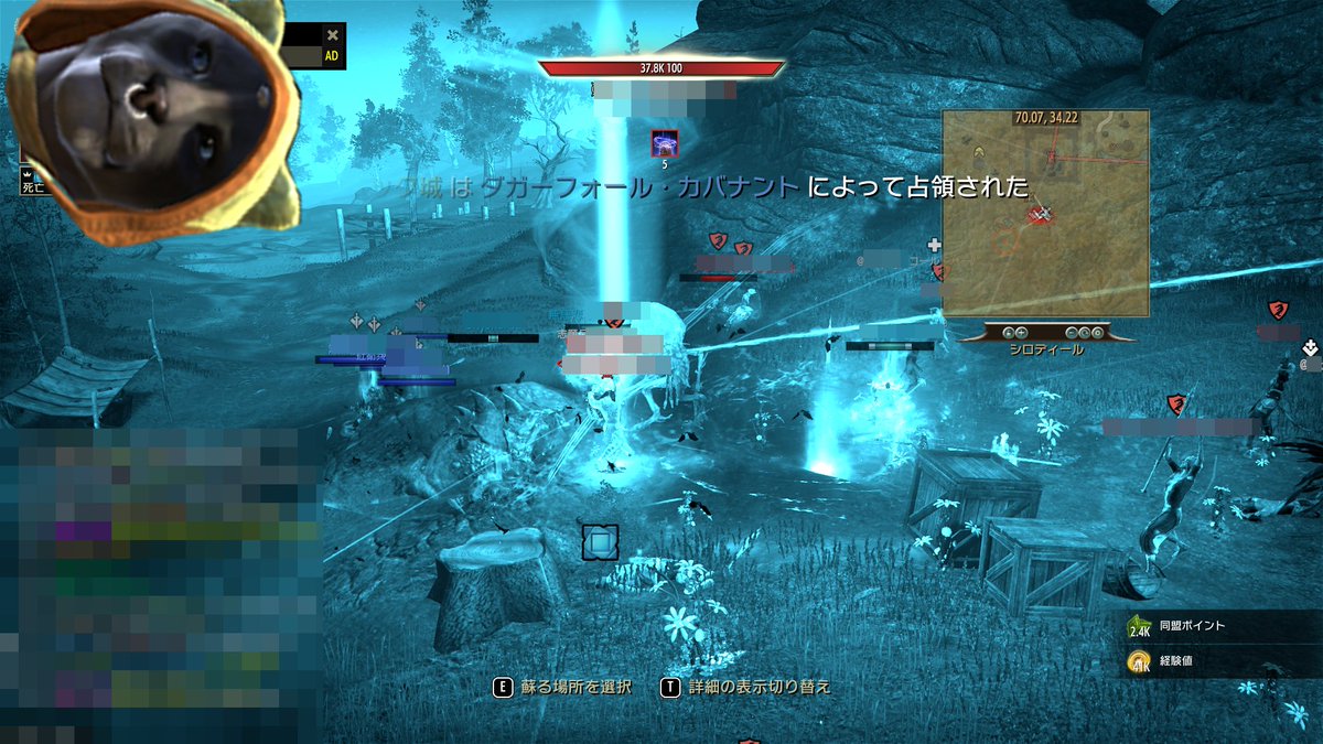 グレホスで命と引き換えに待ち伏せを決めてハンマー撃破しました。
（大軍ハンマーだったので、崖下にグループで伏せていました。落ちてきたところをポカポカ）