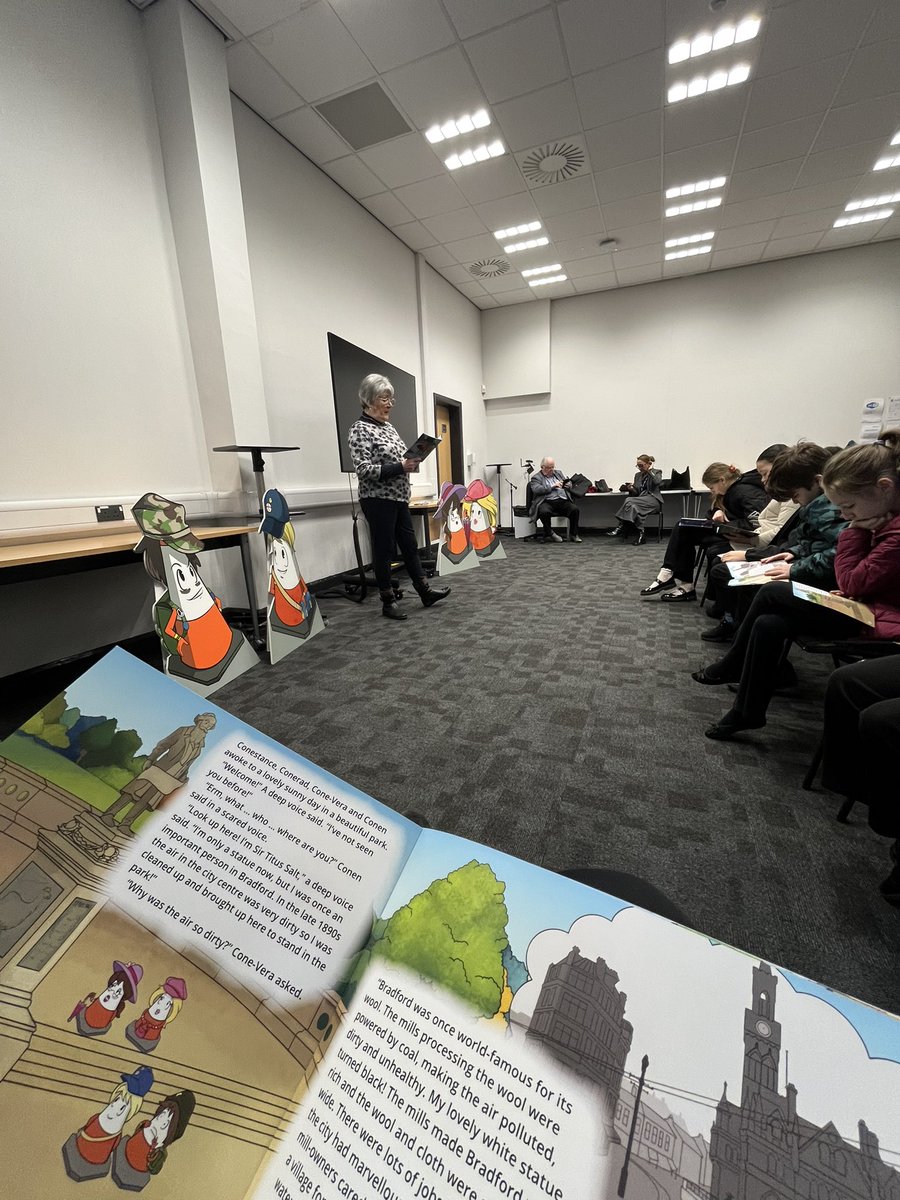 ThorpeBradford's tweet image. 📚✨ Our KS2 pupils loved meeting author Chris Madeley at Shipley Library as part of #NationalStorytellingWeek!
So much inspiration, imagination and excitement about stories—future authors in the making! ✍️📖 @CATAcademyTrust