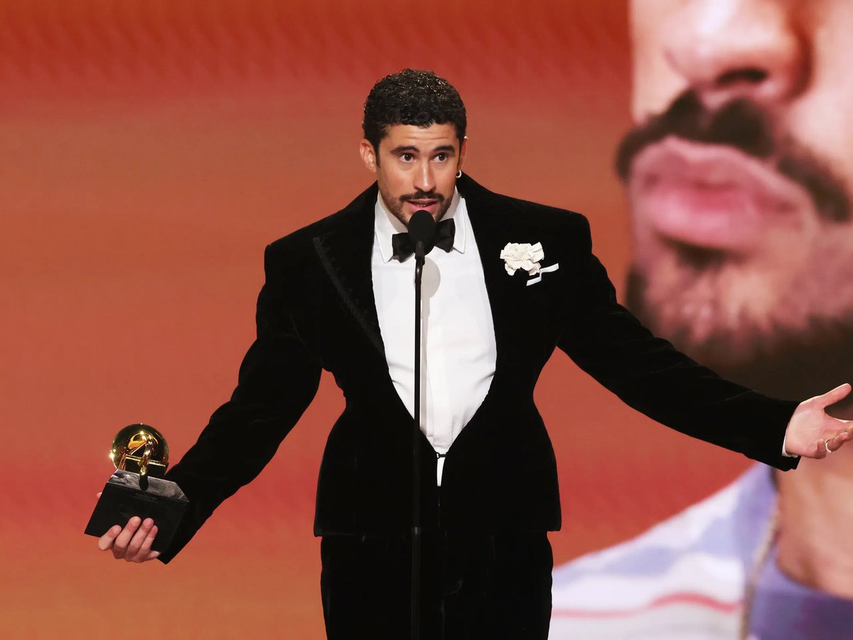 tenilleclarke1's tweet image. A gentle reminder that Benito Antonio Martínez Ocasio - a Black, Caribbean, sexually fluid man who up to 10 years ago was a member of the working class gainfully employed as a bagger at a grocery story - now has the Grammy Album Of The Year. The limit simply does not exist. 🏆✨