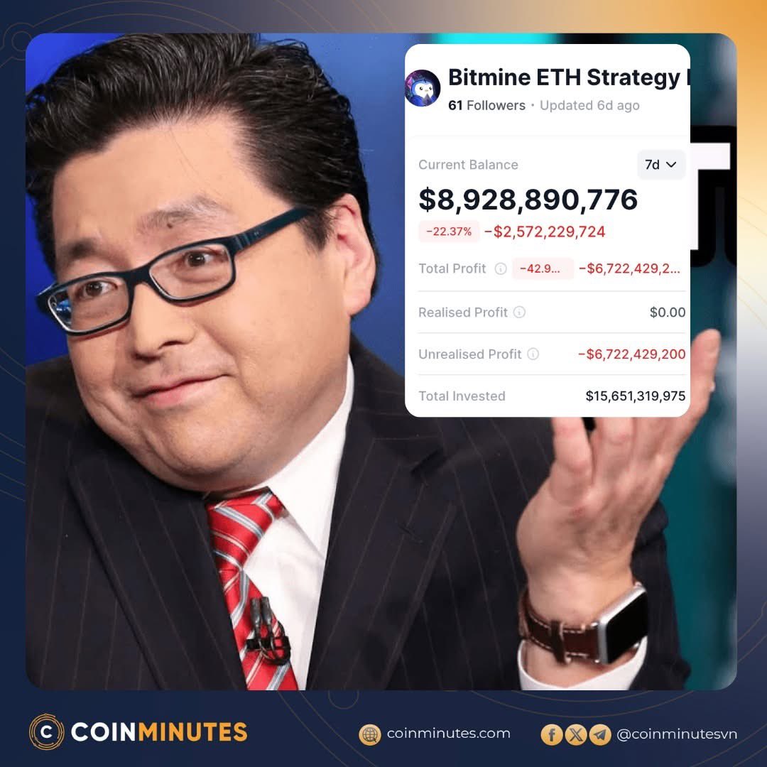 Đôi khi hãy mỉm cười  thay  vì đau khổ  khi  bạn bị lỗ  thì #Tomlee   lỗ $2,5tỷ trong 1tuần  , tổng khoản lỗ tạm thời   của  ấy  là  gần $7tỷ  🤣🤣🤣