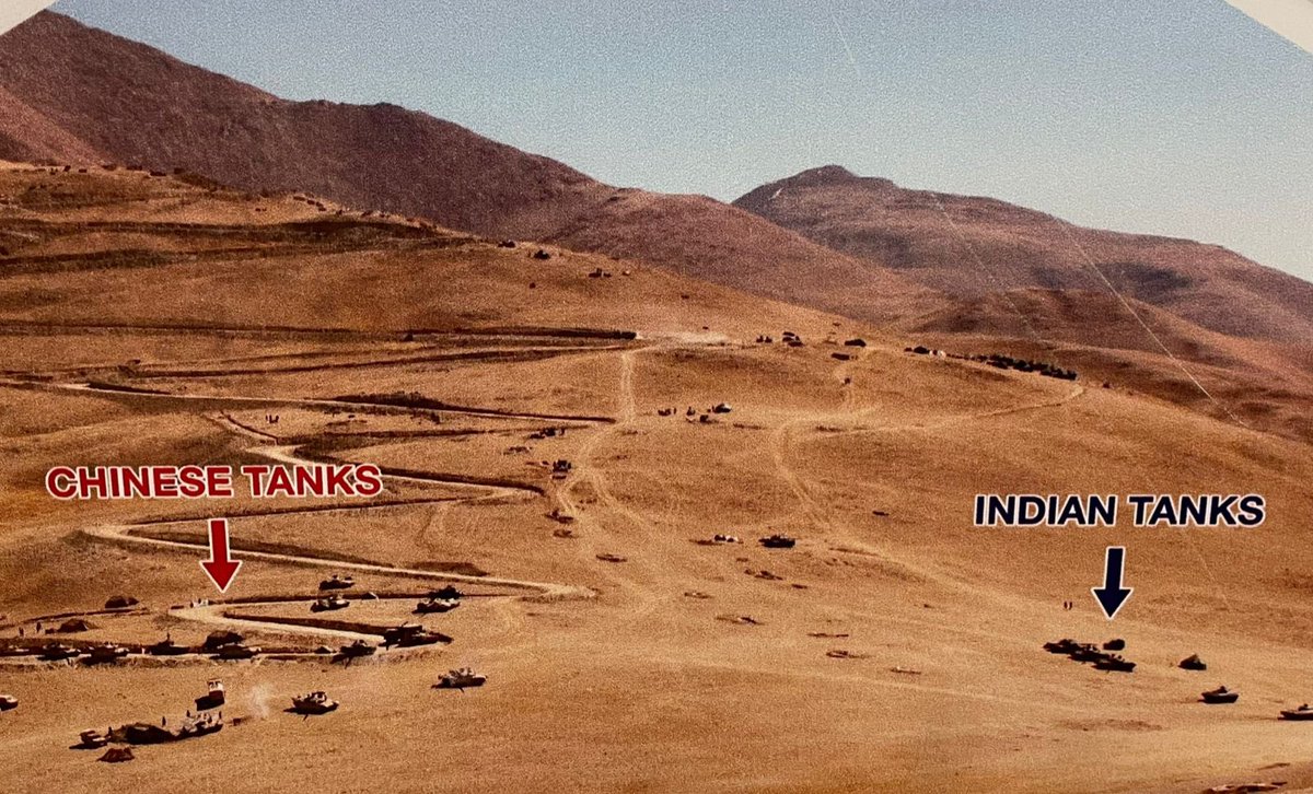 manishindiatv's tweet image. Ladakh mai tank sab jagah nahi chadhte. Jaha jaha PLA , waha waha Ham. 🇮🇳
Ek baar #Rezangla War memorial ho aao, sab samjh ajayega.  
(Pic during 2020 #Faceoff) 
#Ladakh