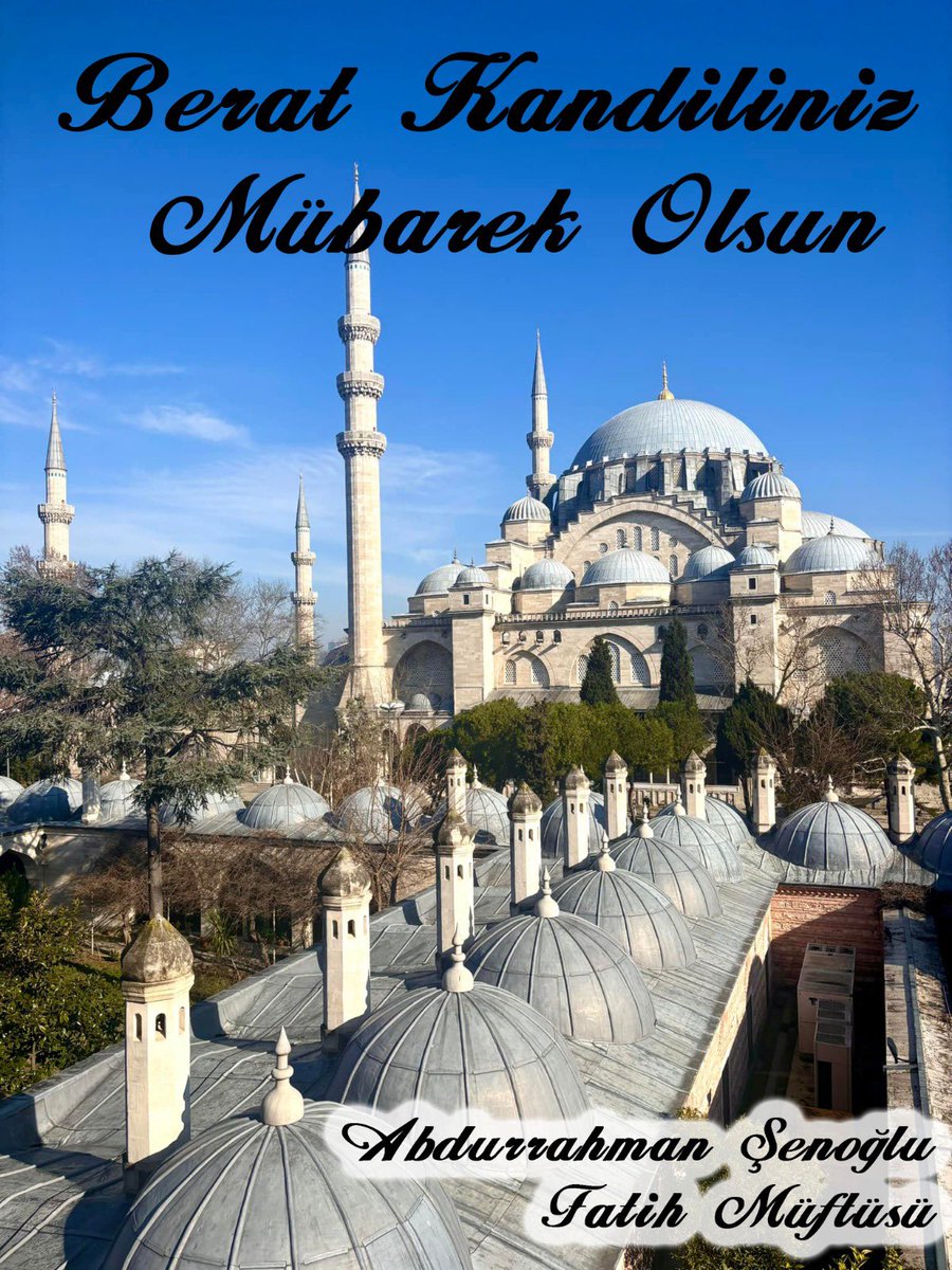 Yolumuz Belli, Varmak İsteriz Düze! 
Baharımız Dönmesin, Aman Son Güze!
Yarın Huzurda, Nasıl Bakarız Yüze!
Beratı İstiyoruz Senden Allahım!

Rabbim Sağlık, Selamet, Afiyet Üzere Ramazana Ulaşmayı, Kadir Gecesine Kavuşmayı, Sevdiklerimizle Beraber Bayram Yapmayı Nasib Eylesin…