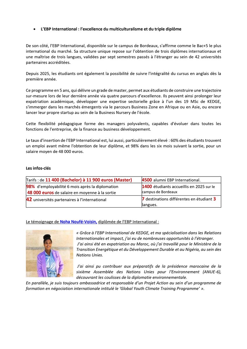 KEDGE Business School tweet media