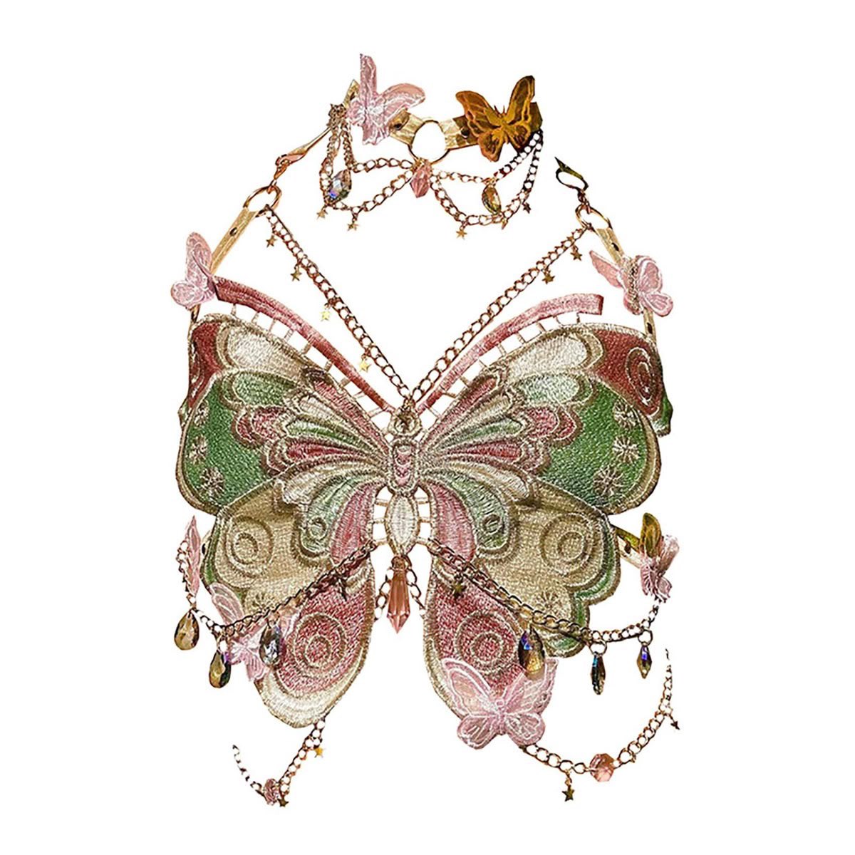 aesttics's tweet image. butterfly corset