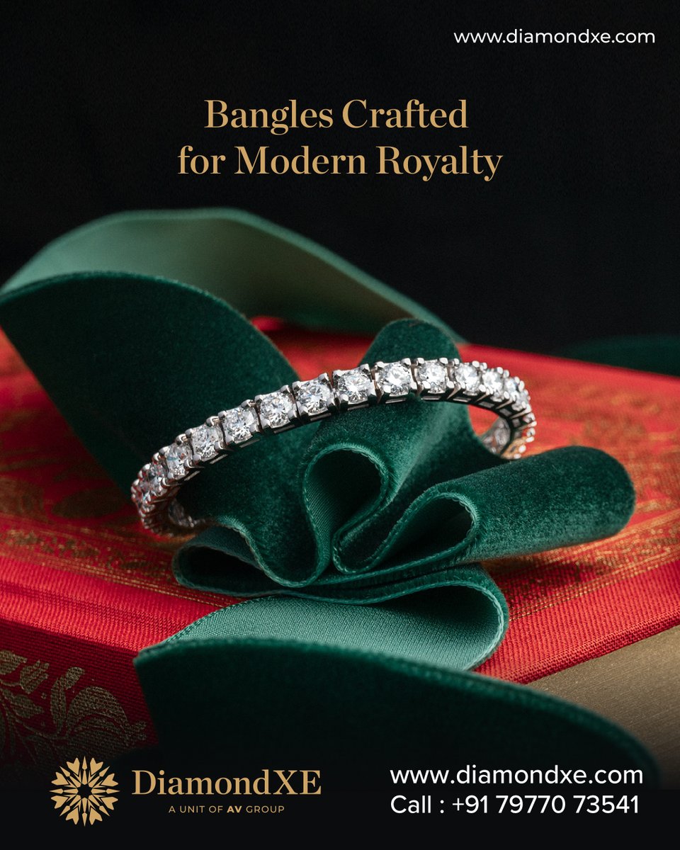 Diamondxe_India's tweet image. Timeless sparkle, modern soul ✨ Diamond bangles crafted for everyday elegance and special moments. Discover your perfect piece at DiamondXE. 💎 #DiamondBangles diamondxe.com