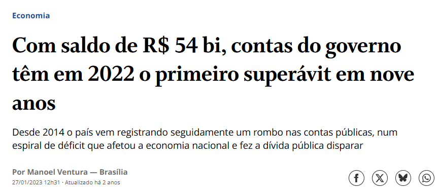 pmarcelo1972's tweet photo. Após a pandemia, o governo anterior deixou responsabilidade fiscal e contas no azul.
O atual desgoverno, marcado por escândalos e má gestão, conduz o Brasil de volta ao descontrole econômico.
Que saudade do Governo Bolsonaro. https://t.co/dADfcs01bs