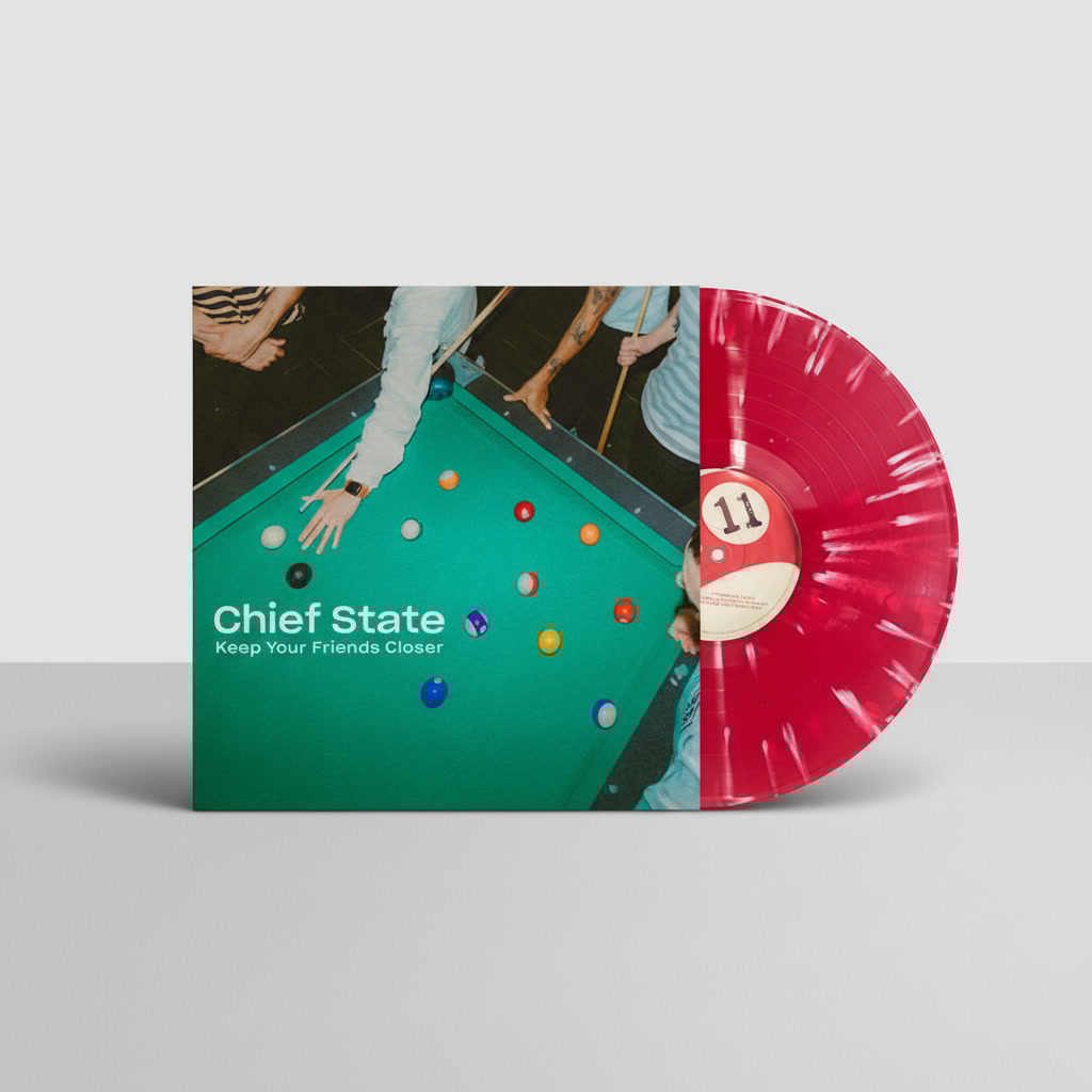 Limited vinyl and exclusive merch options for Chief State’s upcoming album 'Keep Your Friends Closer' are available now via the MLR webstore.

Available while supplies last. Album out April 17: mutantleaguerecords.com