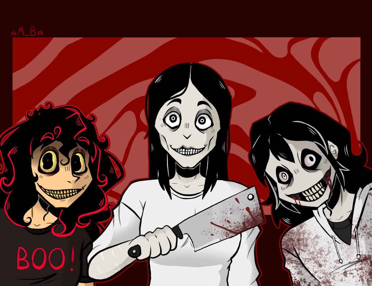 My pookies <3
#urbanspook #MonaLanius #ThePainter #johndoegame #JohnDoe #johndoefanart #jeffwoods #jeffthekiller #creepypasta #analoghorror