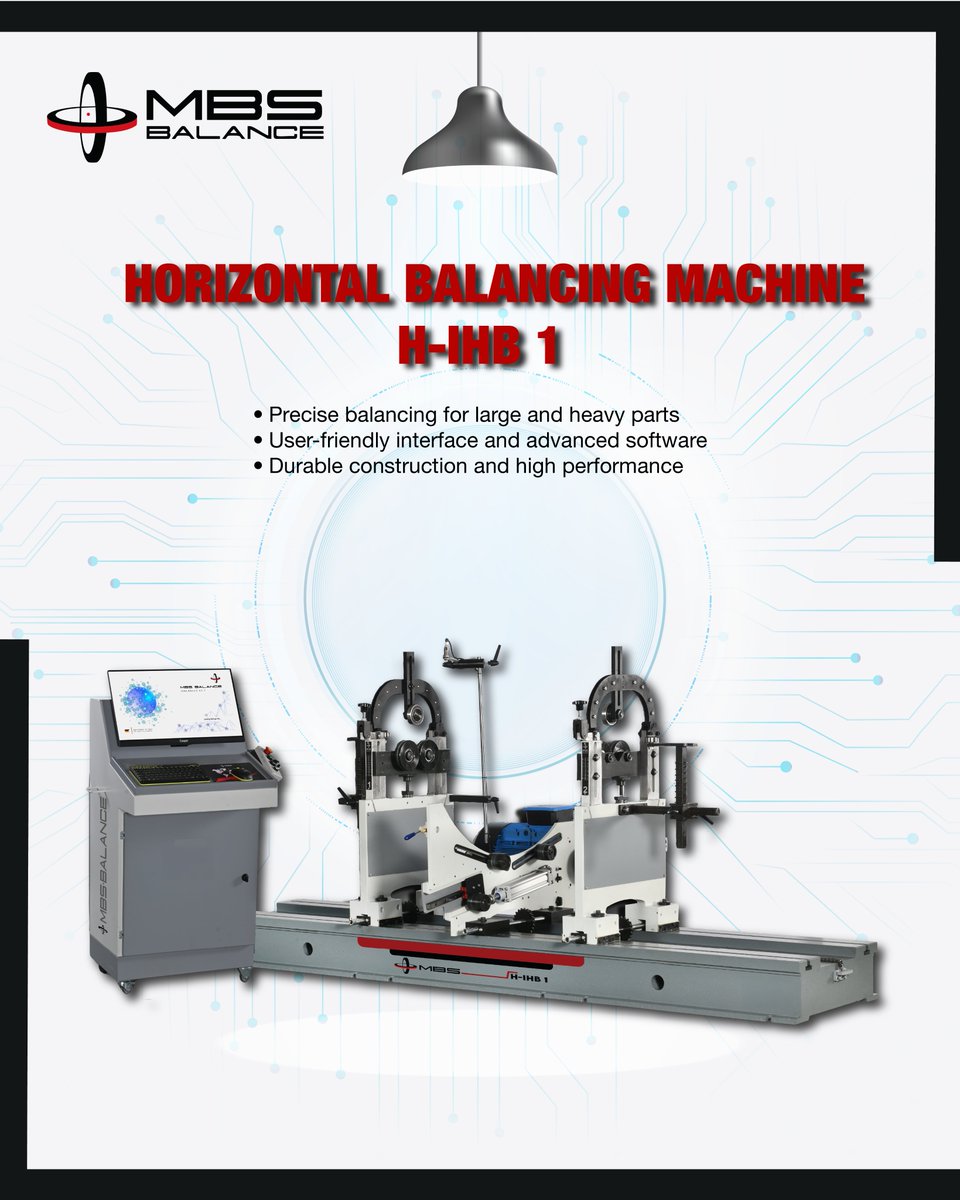 Increase Your Operational Efficiency with the H-IHB 1 Horizontal Balancing Machine
mbsbalans.com
#BalancingMachine #H_IHB1 #HorizontalBalancing #Engineering #IndustrialSolutions #DynamicBalancing #MachineManufacturing #Rotor #Efficiency #Industry #fan #mbsbalance