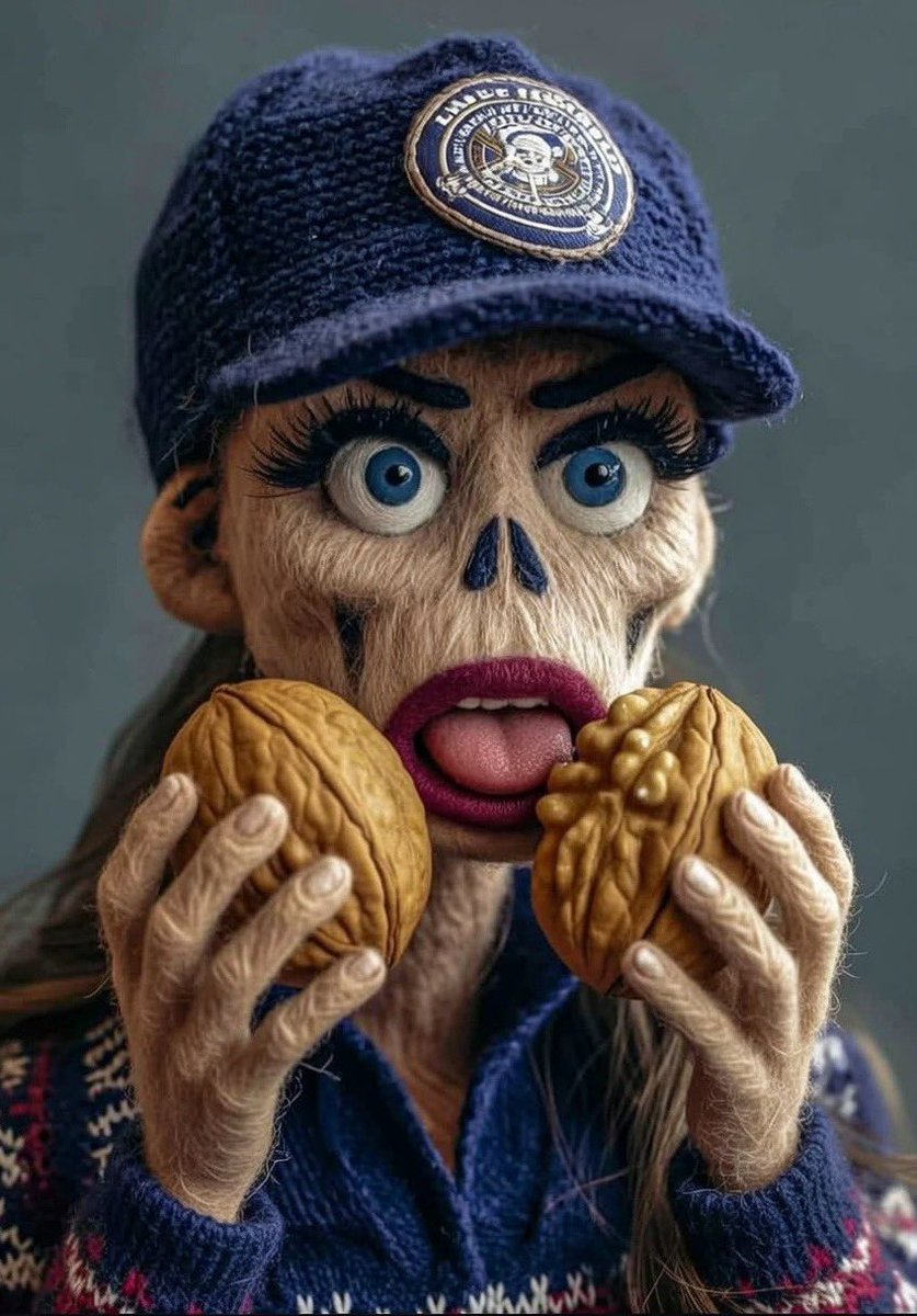 Kristi Gnome shows how she loves licking #Trump’s walnuts. Yumm
