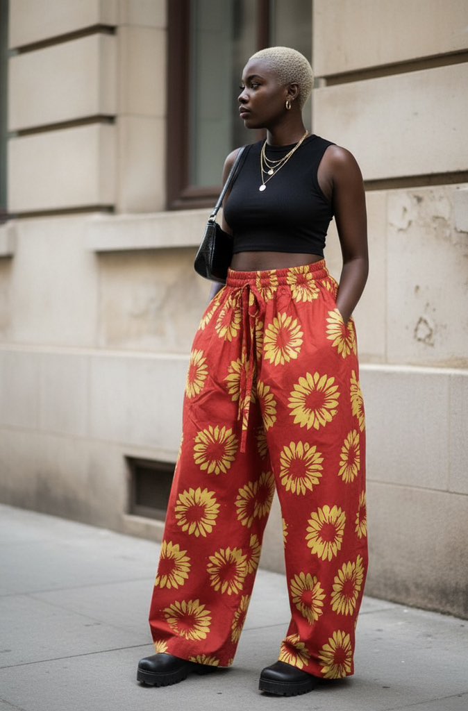 POV: You found pants that make every outfit instantly iconic. Sunflower pants available now 🌻

DM to shop
NGN 40,000
