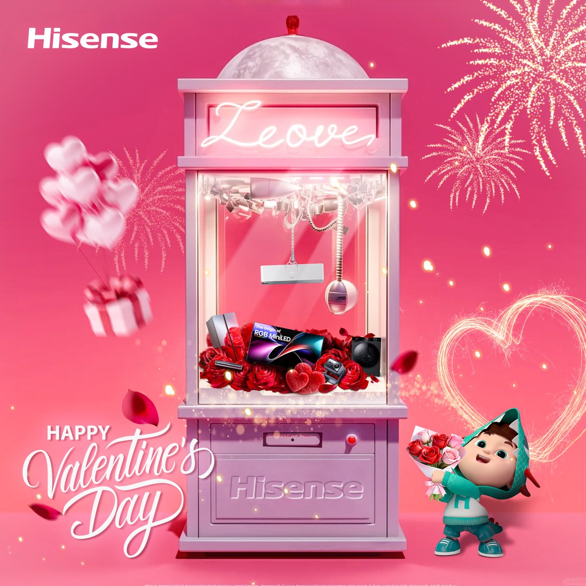 เพราะความรัก... คือการคัดสรรสิ่งที่ดีที่สุดให้กันเสมอ ❤️✨

วาเลนไทน์ปีนี้ ให้ Hisense ช่วยคีบความสุขและเติมความรักให้บ้านน่าอยู่กว่าที่เคย
🕹️💖 ให้เทคโนโลยีที่รู้ใจ... ดูแลคุณและคนที่คุณรักในทุกๆ วันนะคะ

Happy Valentine's Day🌹🏠

#Hisense #Valentine2026