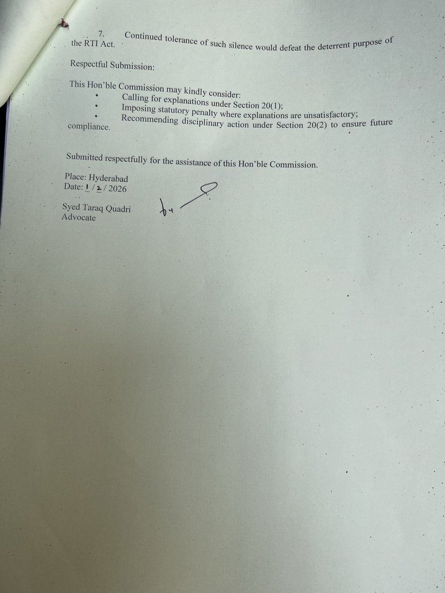 syedtaraqquadri's tweet photo. RTI Act enacted under PM ManmohanSingh with laudable objectives faces death in Congress rule State.Req @RahulGandhi @Kharge⁩ intervenes ⁦@INCIndia⁩ @MNatarajanINC @ravish_journo⁩ ⁦@khanumarfa⁩ ⁦@ajitanjum⁩ ⁦@PTI_News⁩ ⁦@NizamJourno⁩ ⁦@OBT17 https://t.co/vHPBUA2Og2