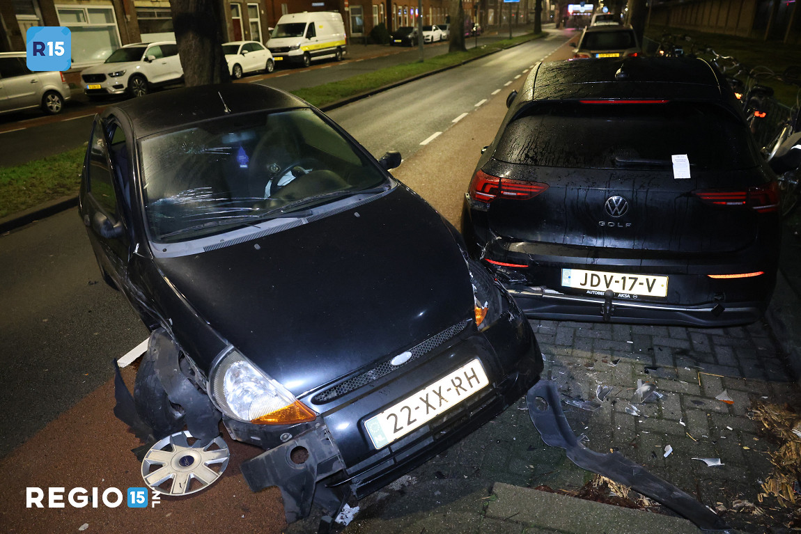 Bestuurder neemt de benen na eenzijdig ongeval