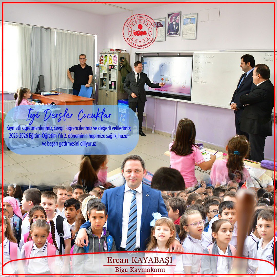 Bugünkü Dersimiz: Bayrak Sevgisi 🇹🇷

Kıymetli öğretmenlerimiz, sevgili öğrencilerimiz ve değerli velilerimiz;
2025-2026 Eğitim-Öğretim Yılı 2. döneminin hepimize sağlık, huzur ve başarı getirmesini diliyoruz.

İyi Dersler Çocuklar…

<a href="/Ercan_Kayabasi/">Ercan KAYABAŞI</a>