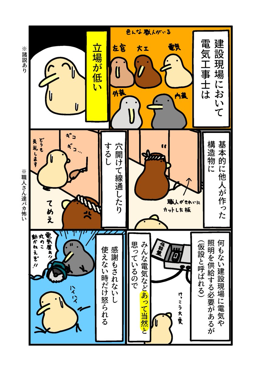 元電気工事士のキーウィによる電気工事士あるある（1/2）